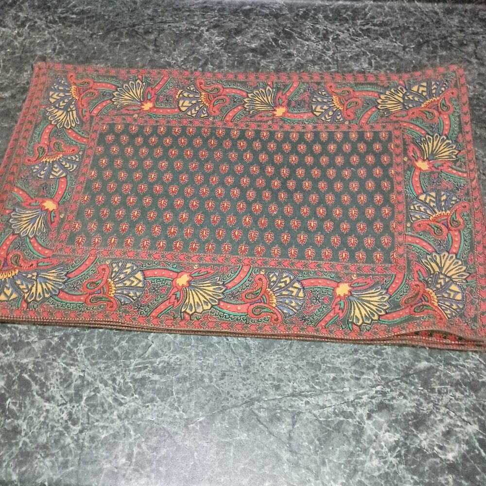 Set of 6 fabric  placemats